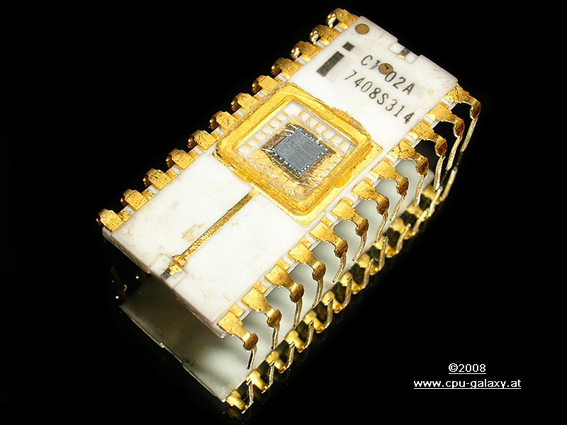 LOT PUCE MÉMOIRE microprocesseur EPROM céramique blanche or INTEL C1702A années 70 EUR 67,59 - FR